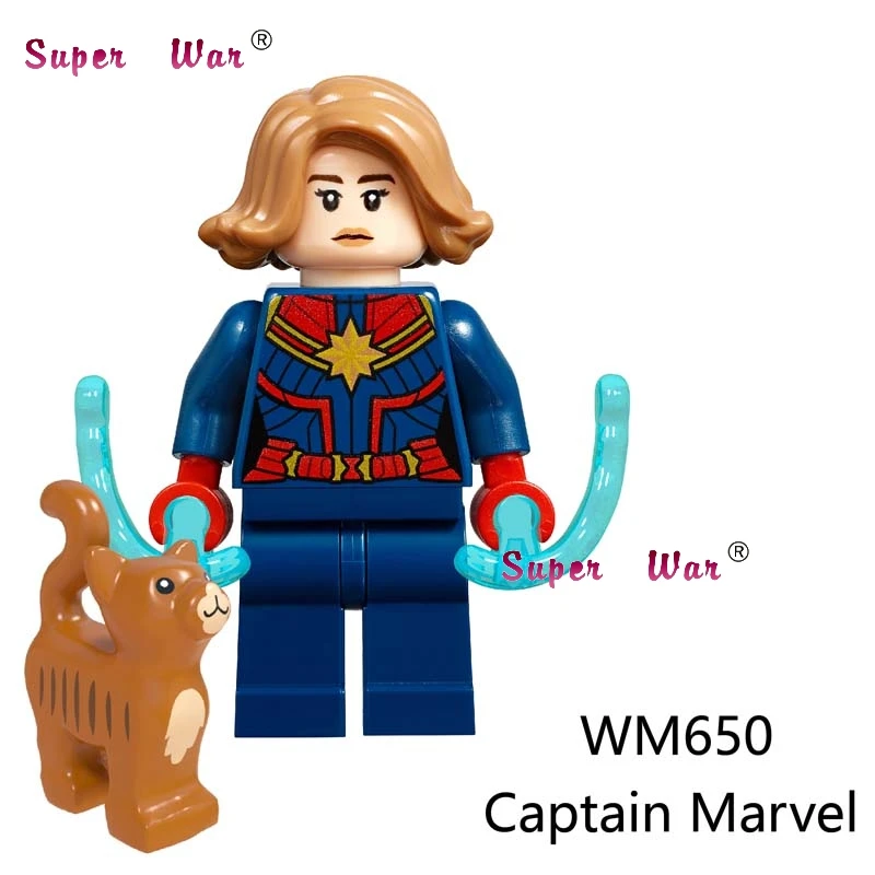 WM650 Один супер герои фильм Shazam Freddy Freeman черный Adam Marvel Мстители 4 Endgame Железный человек MK50 строительные блоки детские игрушки - Цвет: WM650