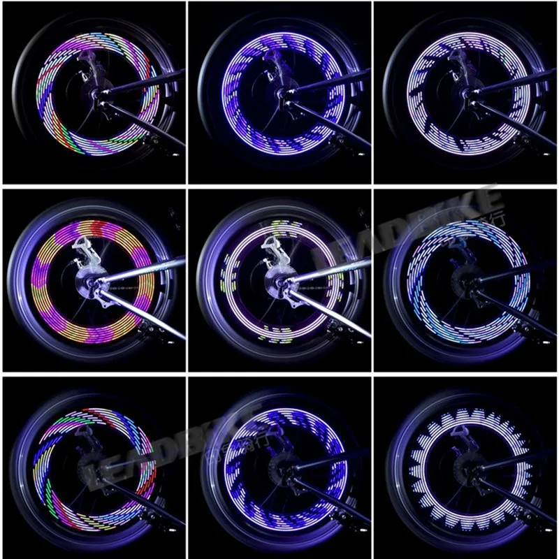 Светодиодная шина для мотоцикла 14 светодиодов|cycling accessories|bike signalbicycle wheel light |
