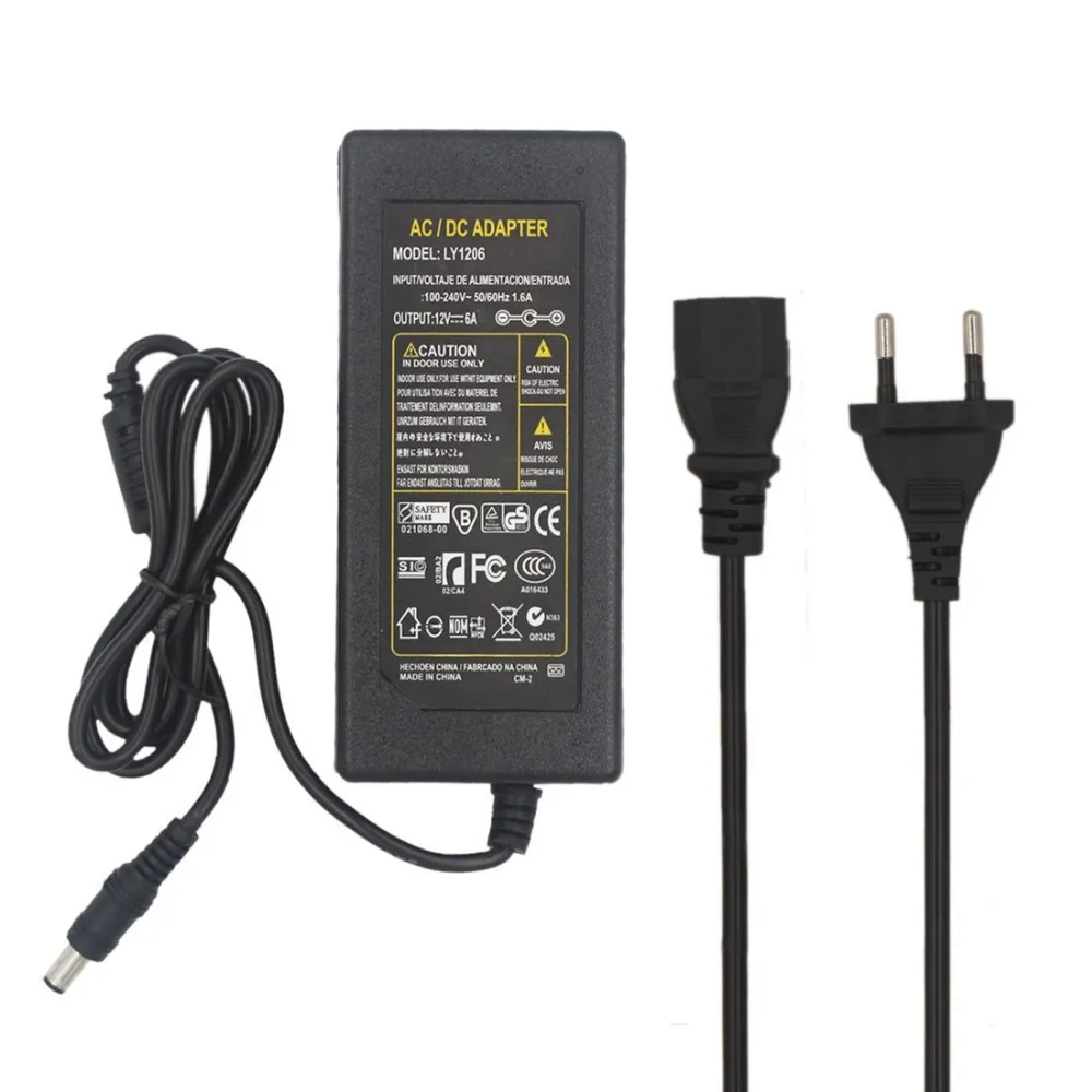 AC 110V 220V к DC 12V 24V источник питания DC12V адаптер 2A 5A 6A 8A/DC24v 3A трансформатор