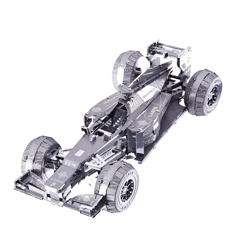 PieceCool 2 вида цветов гоночного автомобиля 3D лазерной резки металла головоломки DIY