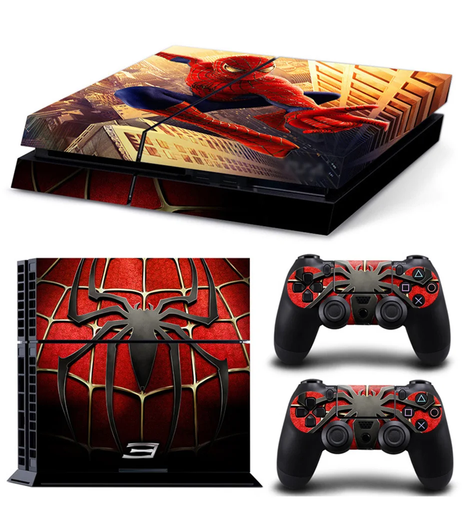 Защитный чехол для PS4 виниловые наклейки на кожу чехол для PS4 Playstation 4 консоль+ 2 Джойстик/панель управления игровыми аксессуарами