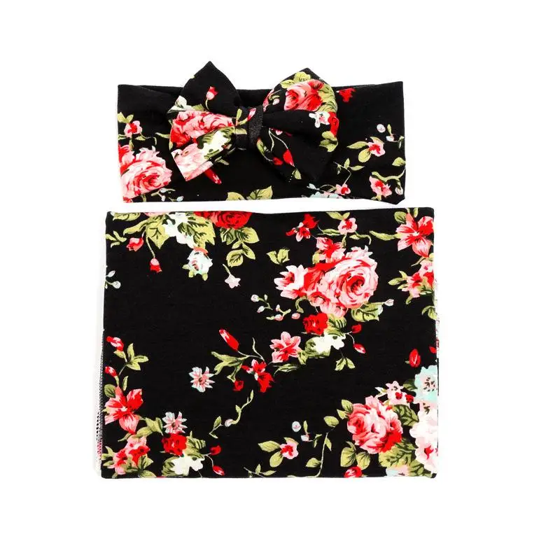 1 компл. лук узел оголовье и пеленать Одеяло набор отрыжка комплекты одежды для