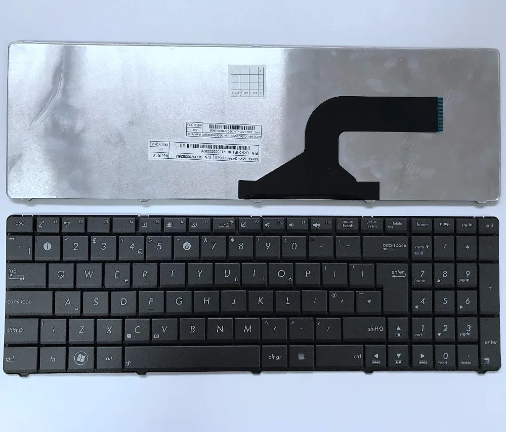 Новая оригинальная английская клавиатура для Asus N53 N53S N53SV K52F K53S K53SV K72F K52 A53 A52J U50