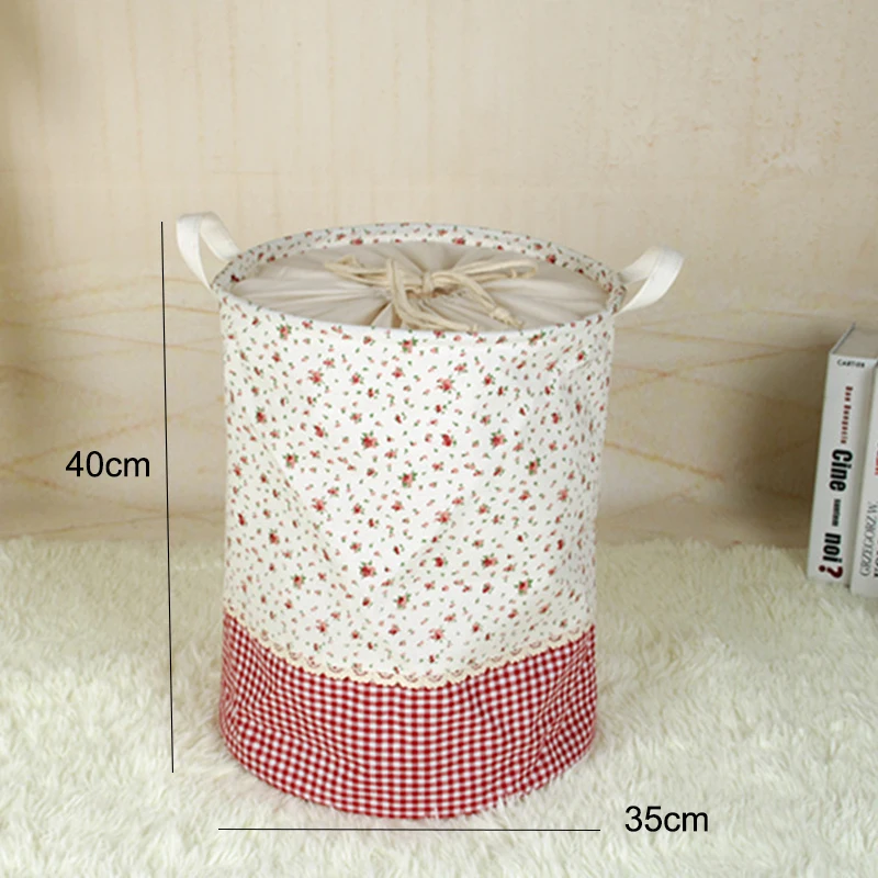 ZAKKA 3 размеров луч порт Лен многофункциональная ручка stackable хранения баррель корзина для белья игрушка коробка для хранения