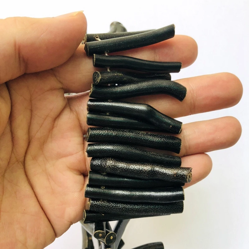 Оптовая продажа 1 струна из 15 5 дюймовых полнониточных черных коралловых dendritic Bead