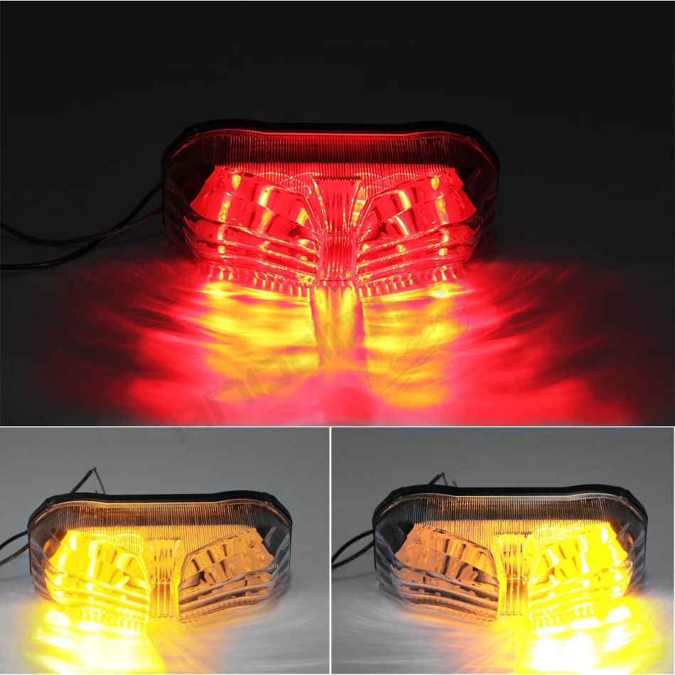 Светодиодный задний тормозной сигнал поворота для мотоцикла Интегрированный