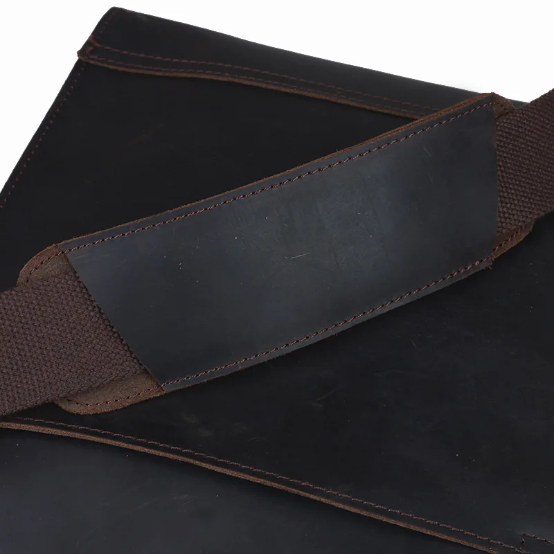 Модный мужской портфель TIDING из бычьей кожи сумка через плечо маленькая 1066 |