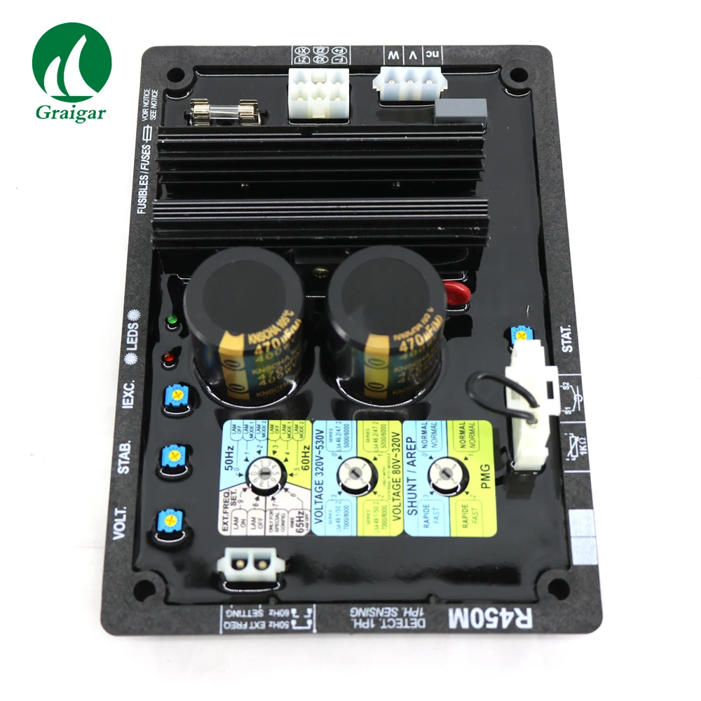 Генератор AVR регулятор напряжения R450M автоматические регуляторы 50 60 Гц 190 264 В