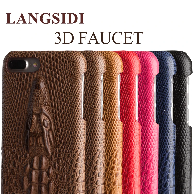 LANGSIDI ручной работы полностью изготовленный на заказ чехол для телефона 3D кран
