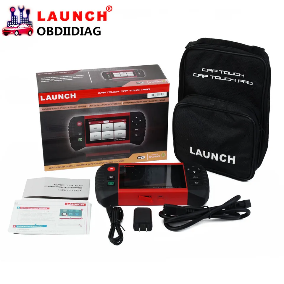 Оригинальная система Launch Creader CRP Touch Pro Полная диагностика EPB/DPF/TPMS/Сброс службы/Golo