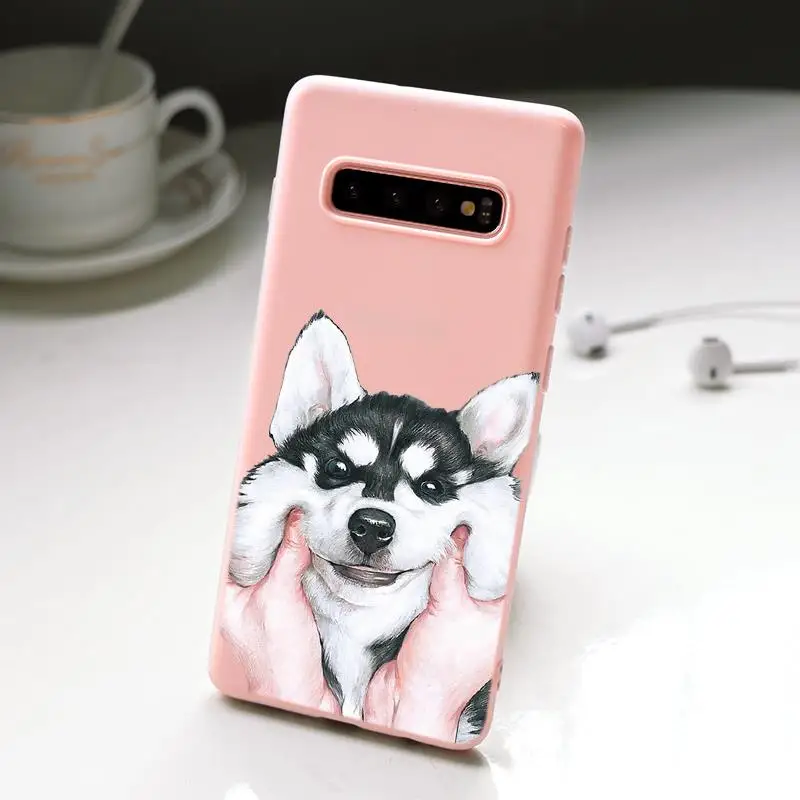 zgoulian Принт чехол для samsung Galaxy S8 S10 S9 плюс A70 A50 A30 A40 S7 S6 край A9 A8 A6 плюс A7 A5 чехол розовый чехлы из ТПУ - Цвет: zgoulian