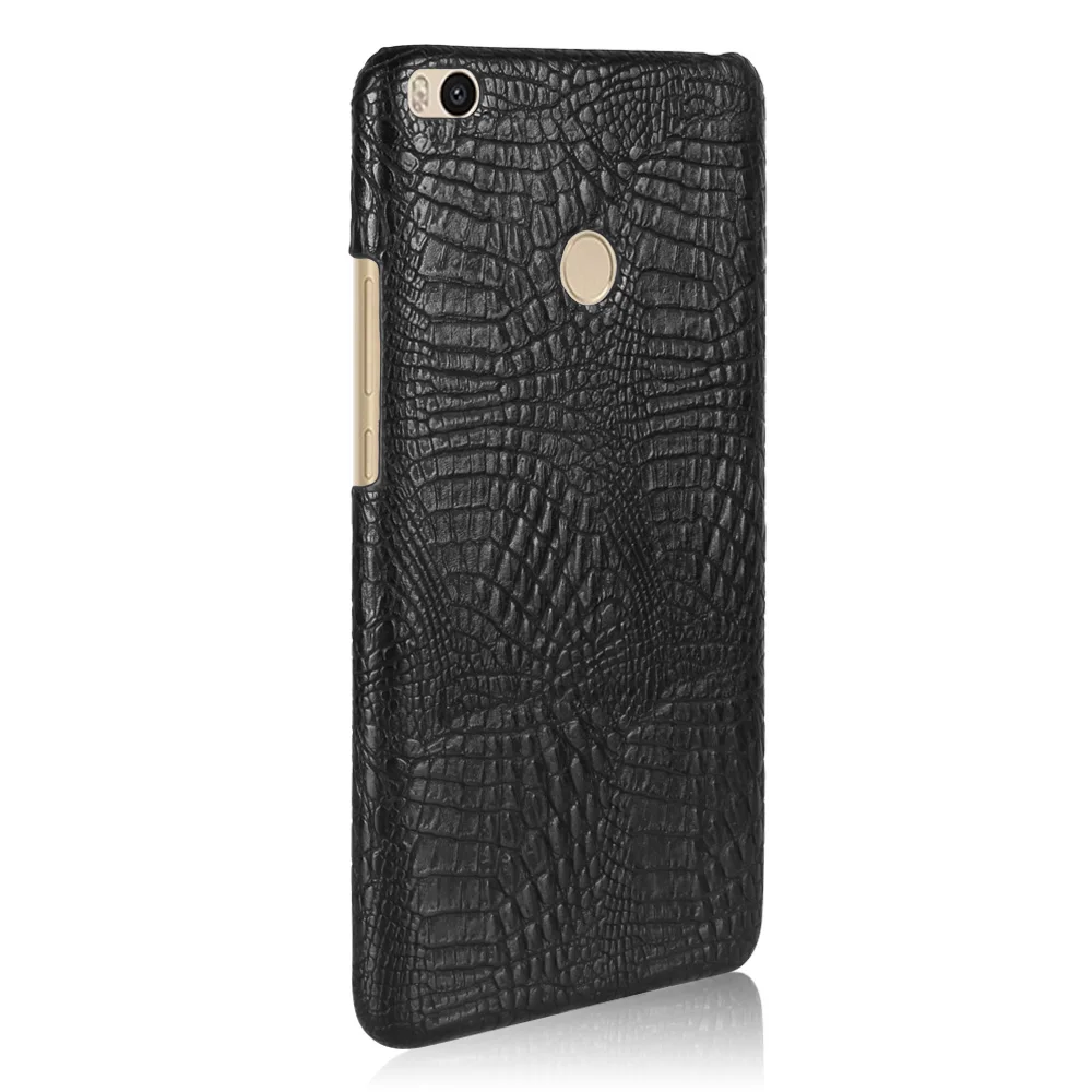 For Xiaomi Mi Max 2 Case Super Slim Crocodile Skin Texture Hard Leather Back Cover Shield Smart Phone Protective Shell |