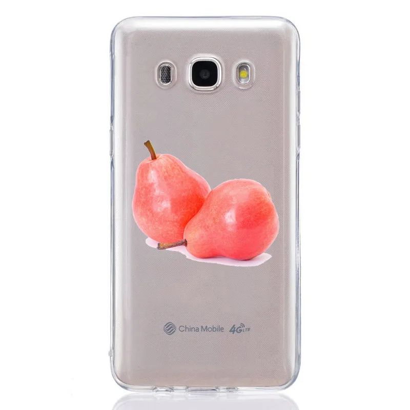Для Samsung Galaxy A3 A5 2016 2017 A300 A320F A510 A520F TPU цветной мягкий чехол с оранжевым рисунком
