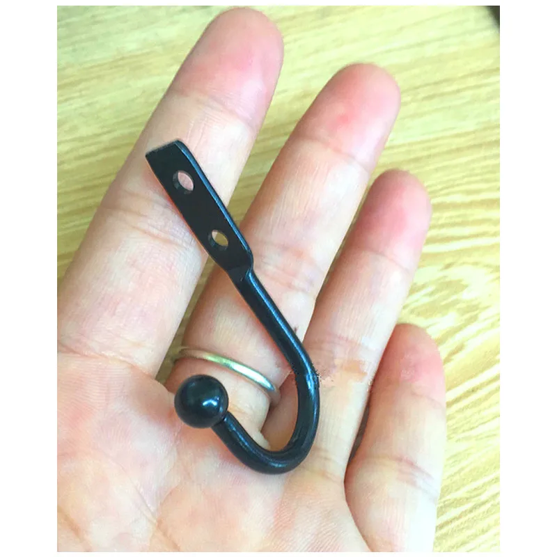 Стена дверь для ванной двойной зубец Вешалка крючок пальто горшок Крючки вешалки