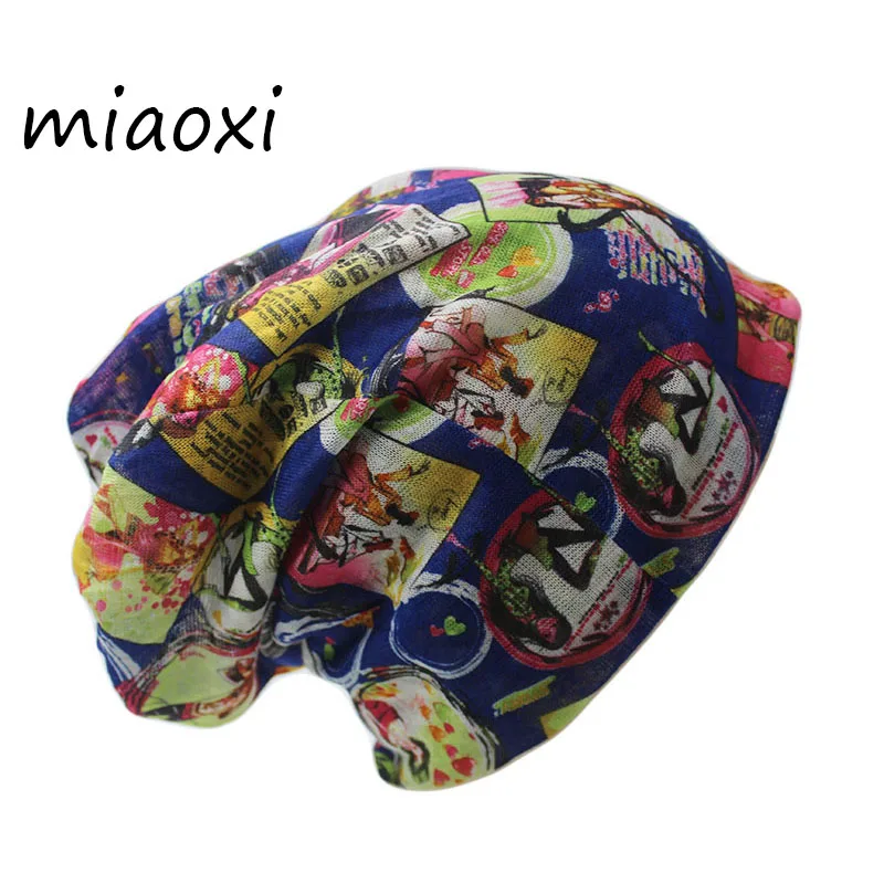 

New Fashion Female Hat Hip Hop Polyester Autumn Warm Caps Scarf Ladies Beanies Knitted Girls Hats For Women's Bonnet