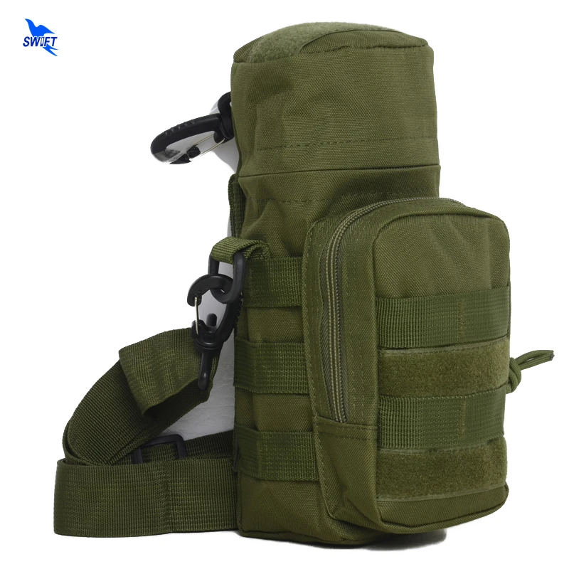 Уличный тактический военный держатель для бутылки с водой Molle сумка чайника