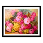 Алмазная картина, Розовый пион алмаз круглая картина для дома Стразы полная квадратная Алмазная вышивка