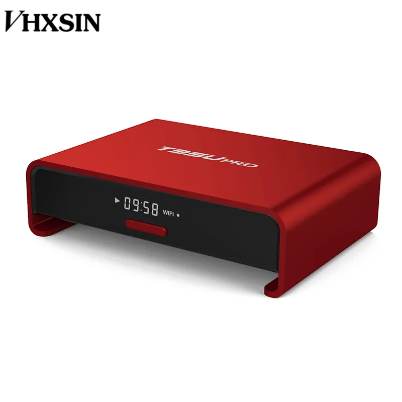 Vhxsin металлический корпус T95U PRO Amlogic S912 Octa Core 2 Гб оперативной памяти, 16 Гб встроенной памяти, Android 7,1 Смарт ТВ коробка