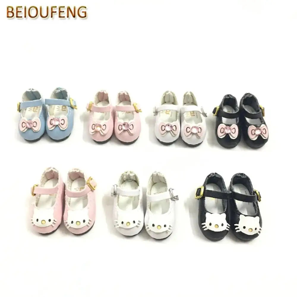 Обувь для кукол BEIOUFENG 2 7 см Blythe 1/6 BJD обувь с бантиком игрушка котенка сапоги