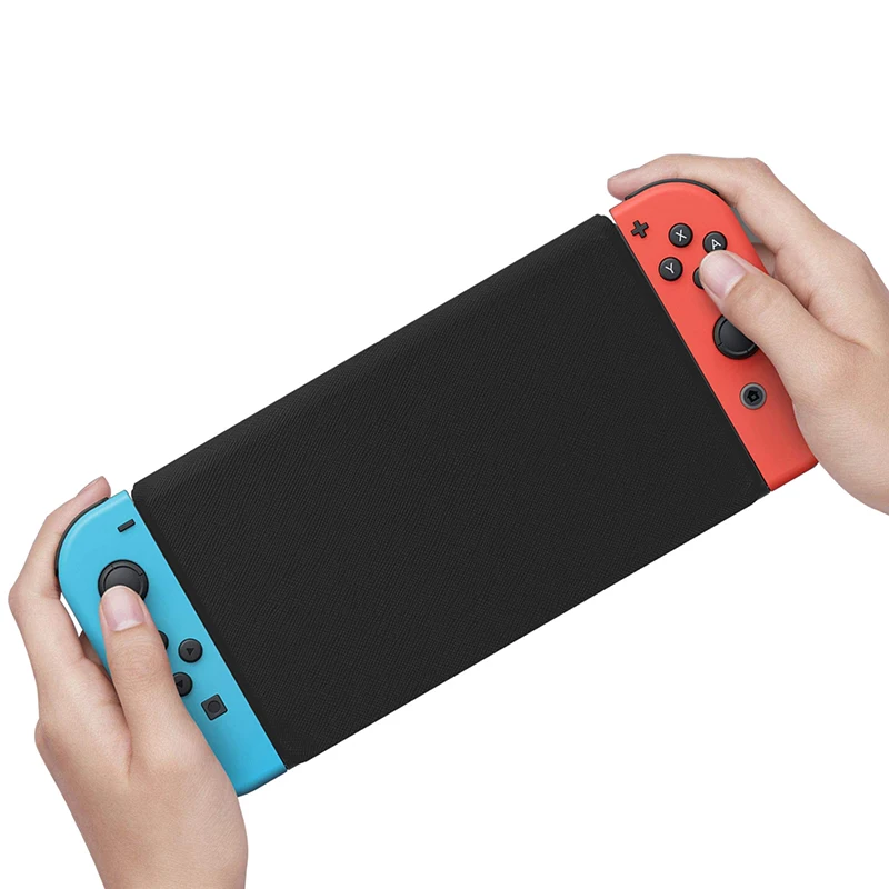 Кожаный чехол для игры защитный Nintendo Switch красный синий черный чехол-книжка NES |