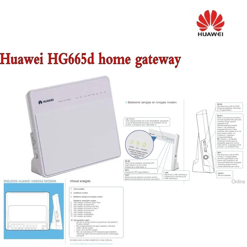 Huawei HG655d home gateway ,big stock ready.