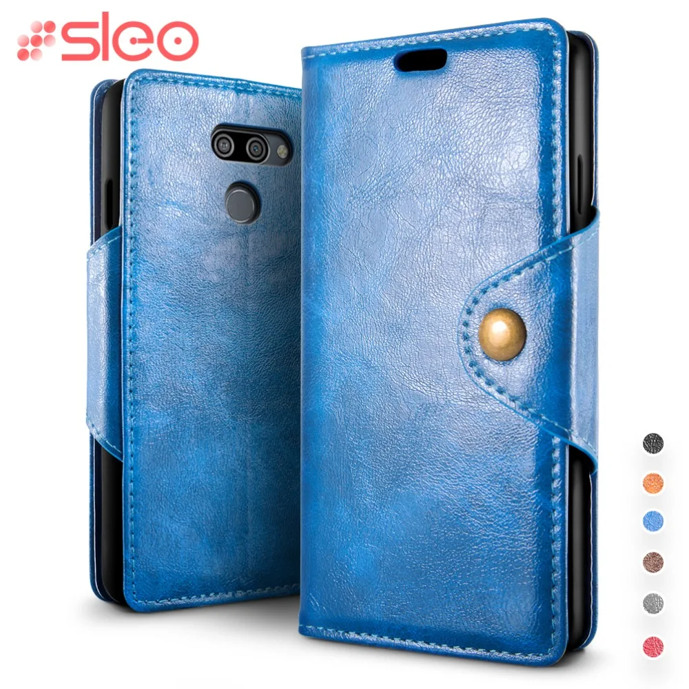 Sleo для LG K50 чехол из искусственной кожи с откидной крышкой телефона бумажником