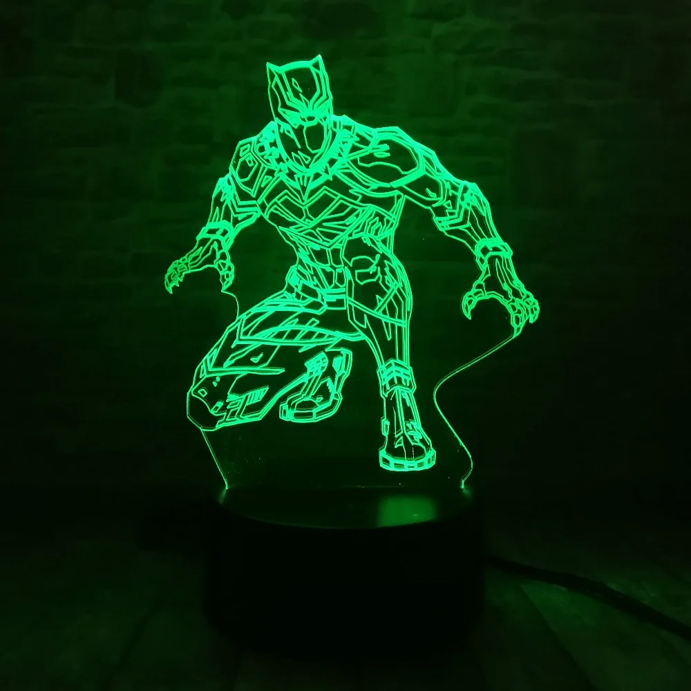 Marvel& DC Legends, 3D фигурка Бэтмена, Супермена, Железного человека, Человека-паука, экшн-героя, 7 цветов, меняющиеся вентиляторы для мальчиков, подарки на день рождения, Рождество