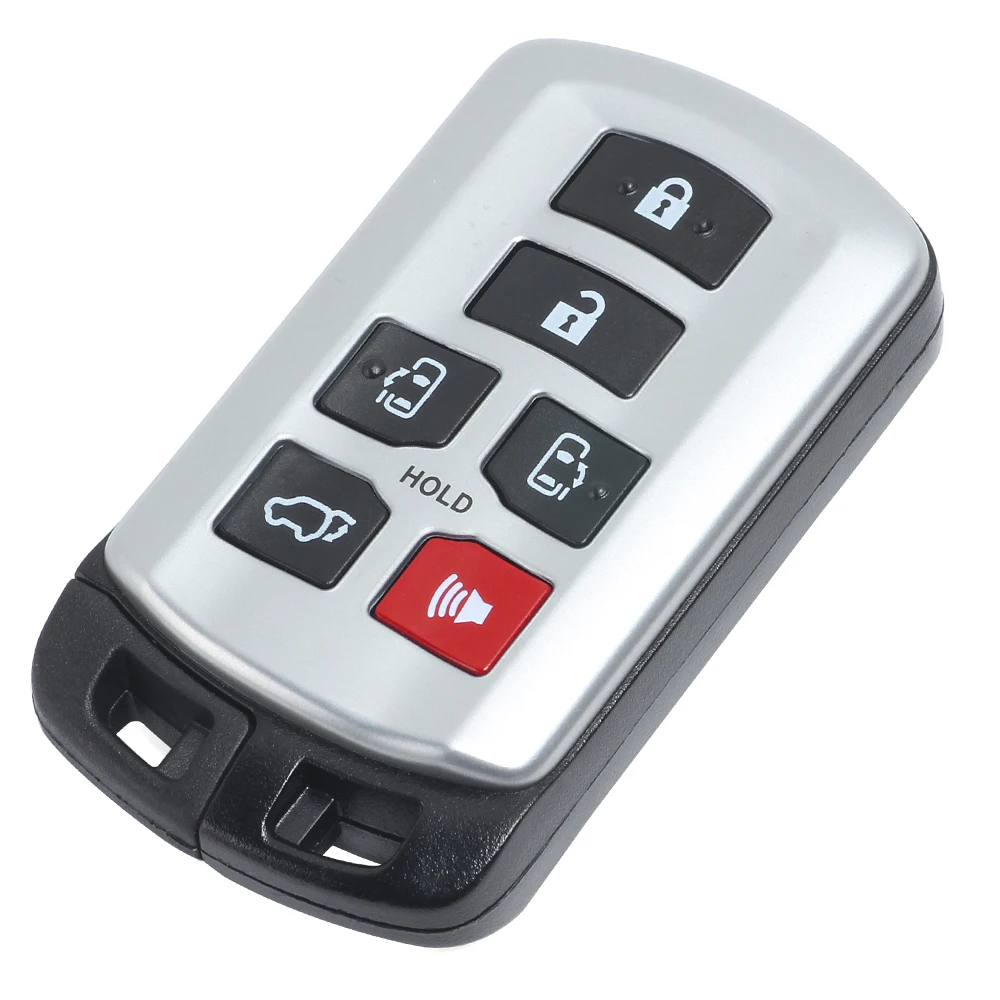 KEYECU для Toyota Sienna 2011 2019 сменный умный дистанционный чехол ключа автомобиля Fob 6