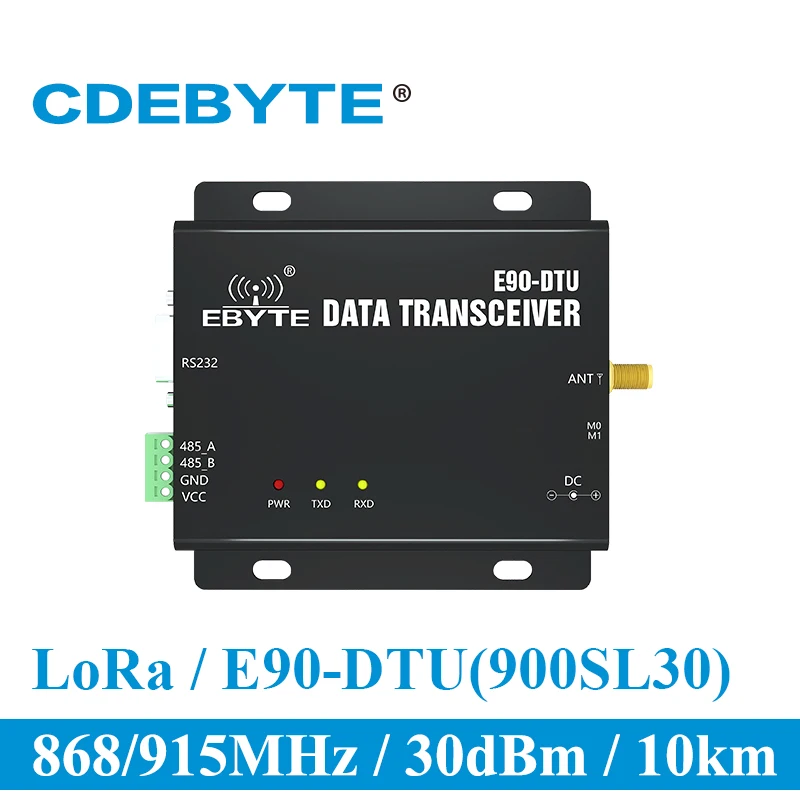 E90 DTU 900SL30 LoRa 30dBm модем RS232 RS485 868 МГц 915 RSSI реле IoT vhf беспроводной приемопередатчик