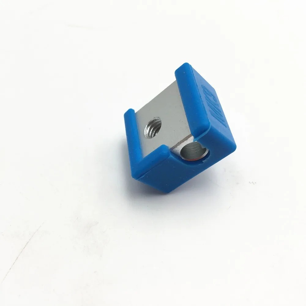 1 синий набор силиконовых носков MK7/ MK8/MK9 с насадкой 0 4 мм для Ender Creality CR-10 Anet Tronxy X5S
