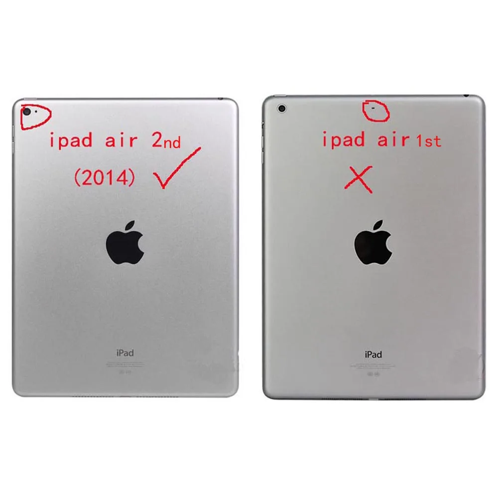 Ультратонкий смарт-чехол для Apple iPad Air 2 (iPad 6) 2014 модель A1566 A1567 легкая подставка с