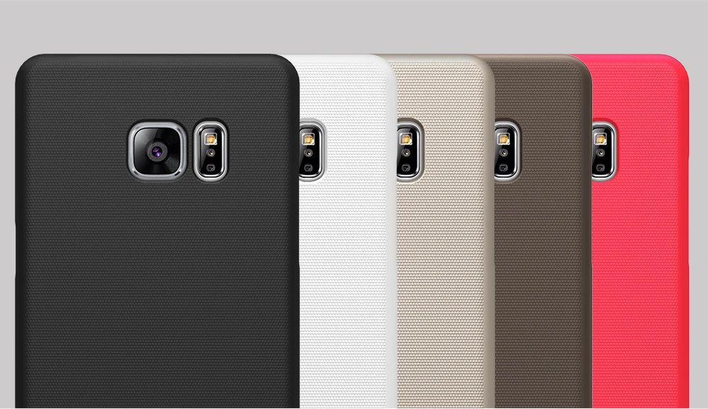 Чехол для samsung Galaxy Note FE(Fan Edition) NILLKIN Super Frosted Shield back cover с подарком