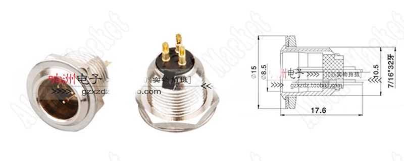 10 шт.-100 шт. Высокое качество Mini Xlr 3/4/5/6/Pins мужской или женский мини XLR Аудио