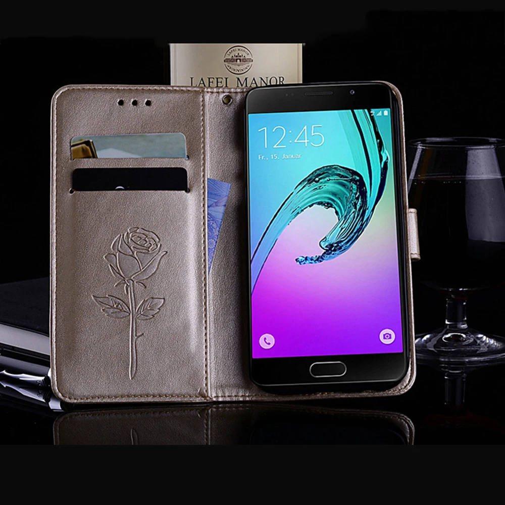Для Samsung Galaxy A5 2017 кожаный чехол Обложка для A520 F sm a520f Сумки с держателя карты кожи