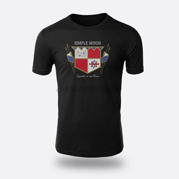 Блестящая в дождь рок группа Simple Minds S до 3XL цвет Черная Мужская футболка|Мужские