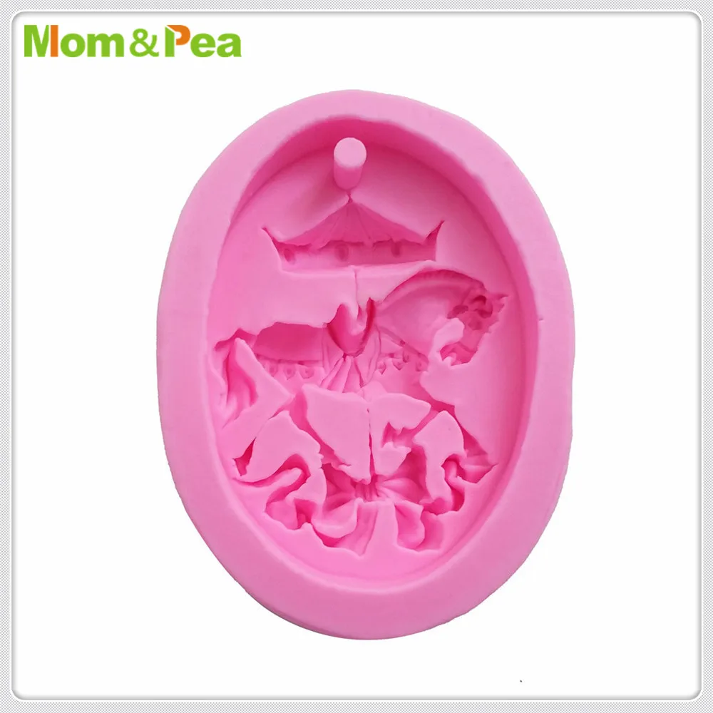 Mom &amp Pea mpa92 силиконовая форма для украшения торта в виде деревянной лошади