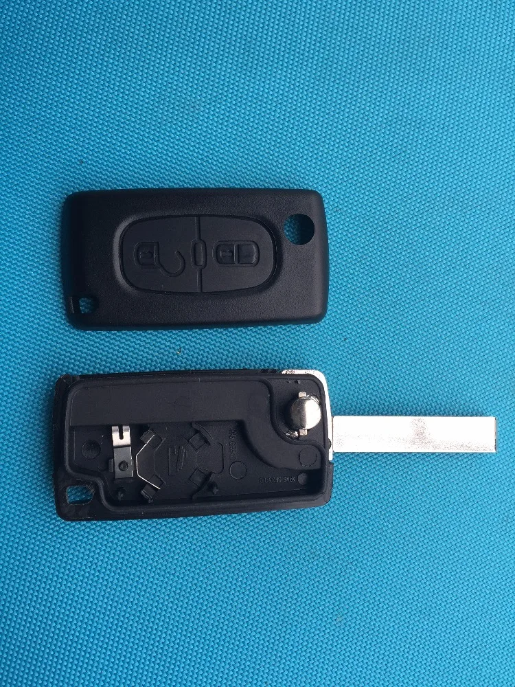 1 шт. раскладной чехол для автомобильного ключа с дистанционным управлением Peugeot