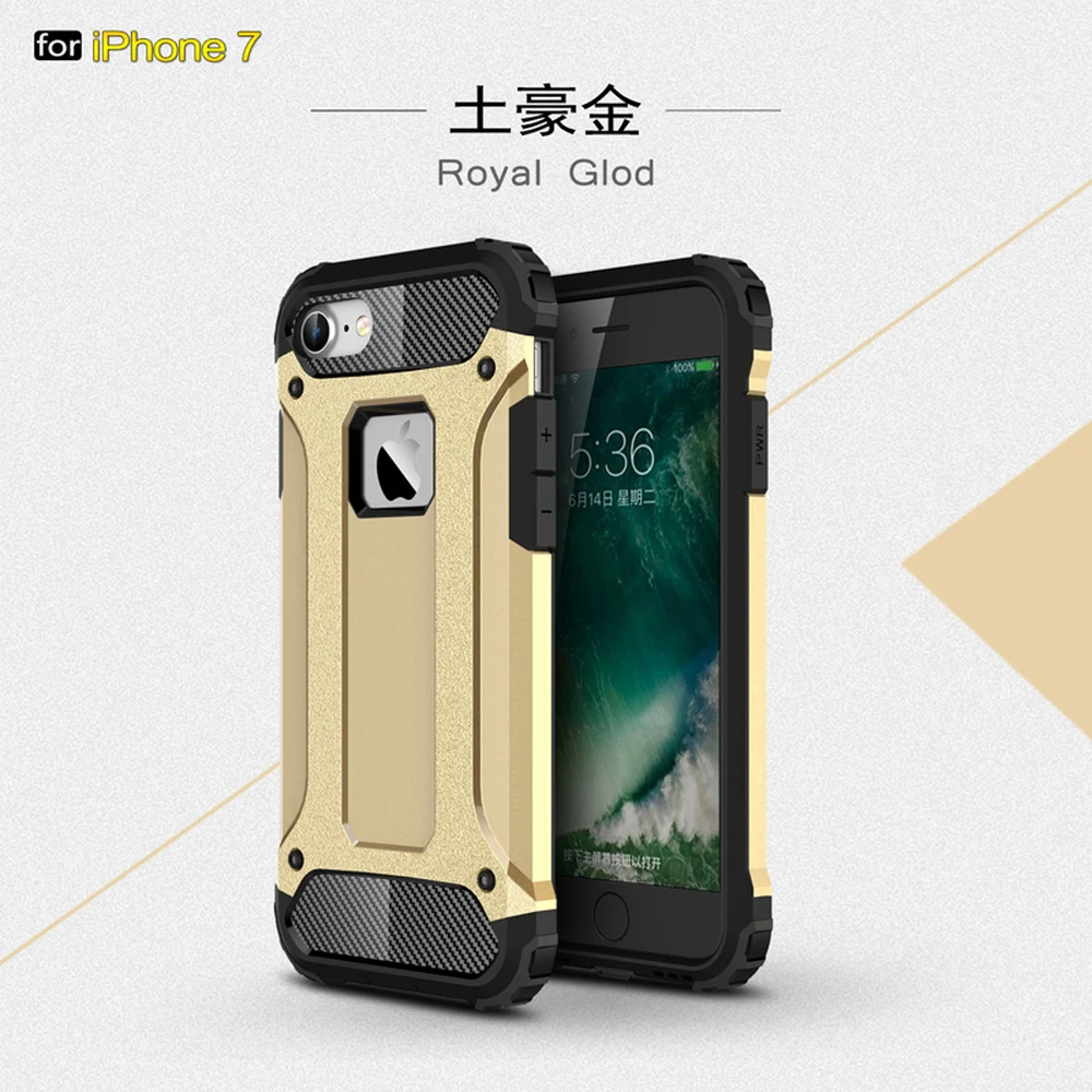 Чехол для телефона Apple iPhone 7 8 Hybrid Shockproof Armor Phone Case iPhone7 Bumper Cover iPhone8 Soft TPU and Hard PC Dual Protector Fundas on.