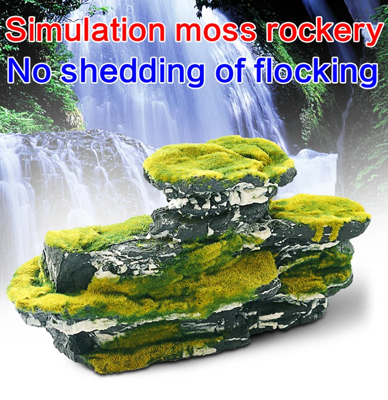 Mossy коралловый риф украшенный камни для сада камней аквариум ландшафтное