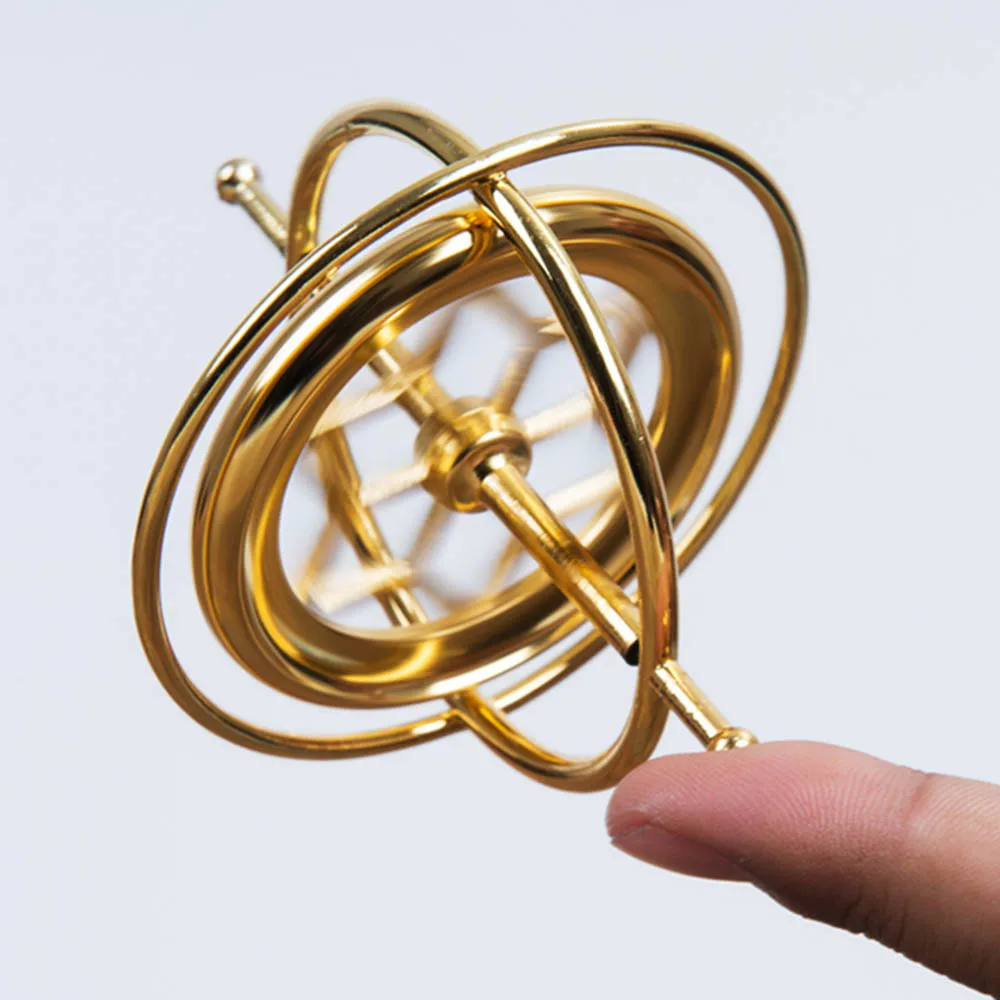 

Fingertip Metal Adult Child Puzzle Balance Personality Toy Decompression Artifact Finger Gyro Solution Boring