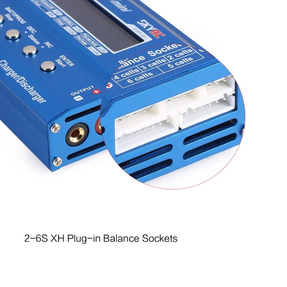 Оригинальное балансирующее зарядное устройство SKYRC iMAX B6 Mini Dis 60 Вт для LiPo Li Ion LiFe Nimh