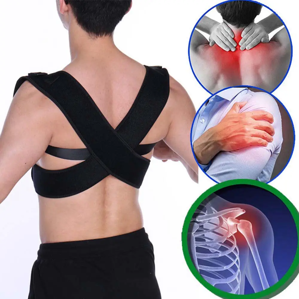 Body Shaper Posture Corrector Adjustable Back Shoulder Lumbar Brace Support Belt Posture Correction Prevent Slouching