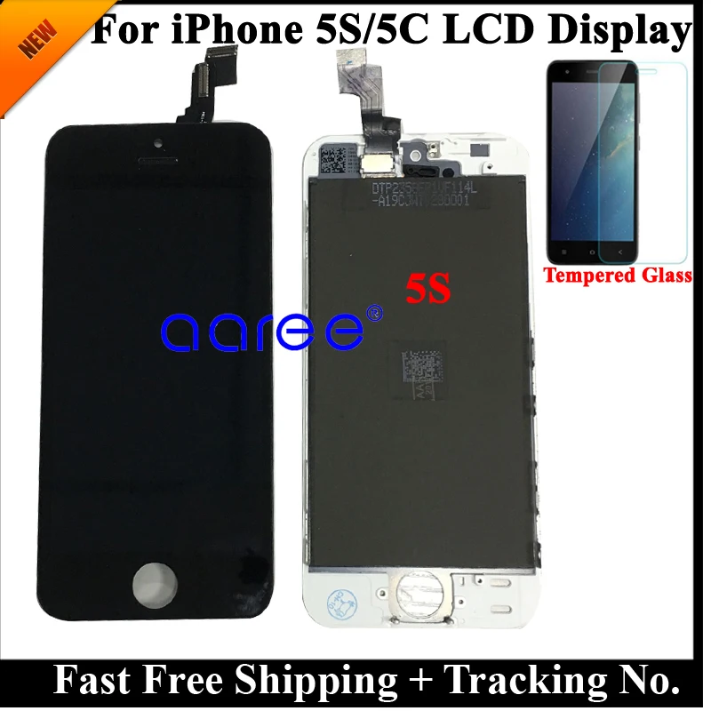 Grade AAA No Dead Pixel For iPhone 5 LCD I5S 5C Display for SE Screen Touch Digitizer Assembly | Мобильные телефоны и