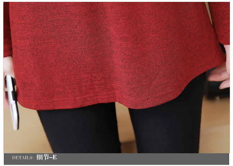 Blusas Mujer De Moda Осень Зима повседневные женские топы и блузки плюс размер 5xl винтажный Дамский пуловер с v-образным вырезом Длинные рубашки