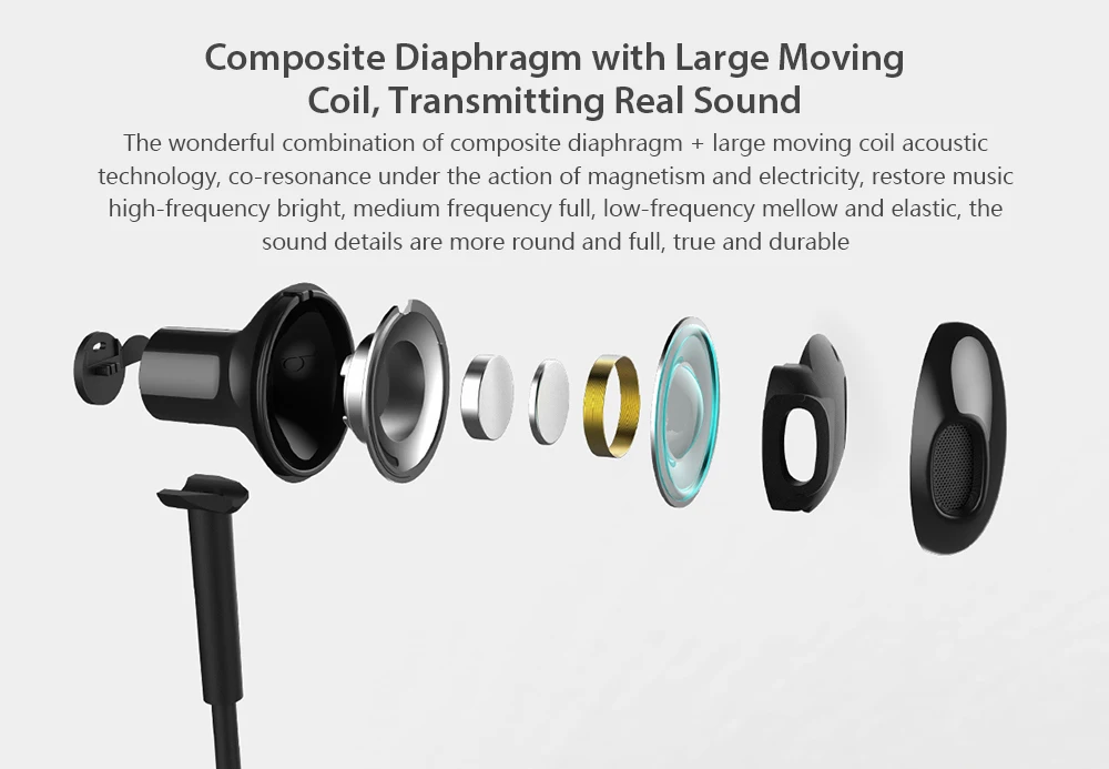 xiaomi воротник Bluetooth гарнитура двухканальный HIFI Молодежная версия BT4.1 водонепроницаемые беспроводные наушники гарнитура микрофон