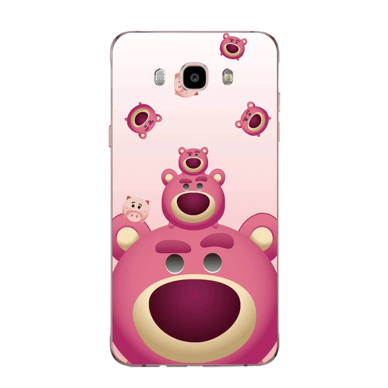 Мягкий прозрачный ТПУ чехол для телефона Samsung J3 J5 J7 S6 S7 S8 note8 A3 A5 C7 J2prime Micky Bear