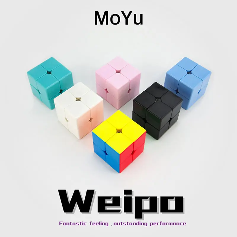 MoYu WeiPo 2x2 Cube нео куб магнитный профессиональная Скорость Волшебная кубическая
