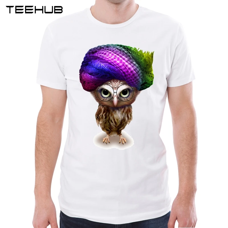 TEEHUB 2019 Новое поступление мужская одежда с изображением милой Совы повязка на