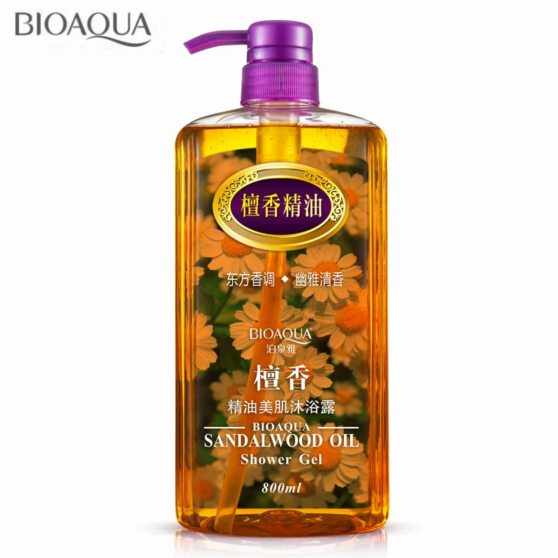 

Sandalwood Essential Oil Shower Gel Body Skin Whitening Exfoliating Moisturizing Nourishing Beauty Body Lasting Fragrant Gels