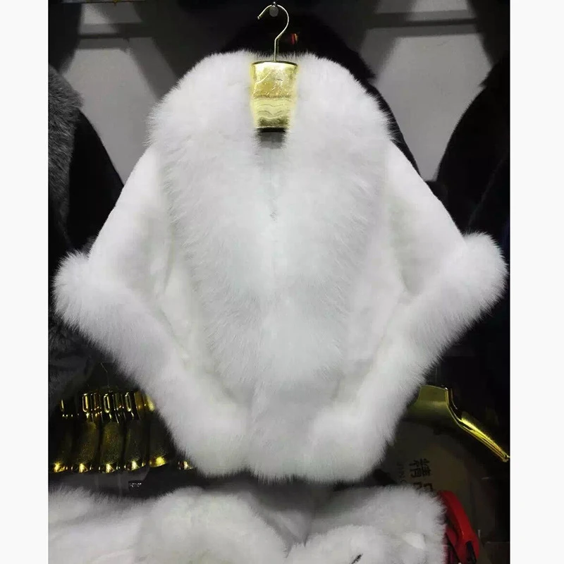 Роскошные осенне зимние женские шали из меха кролика Рекс Женские палантины